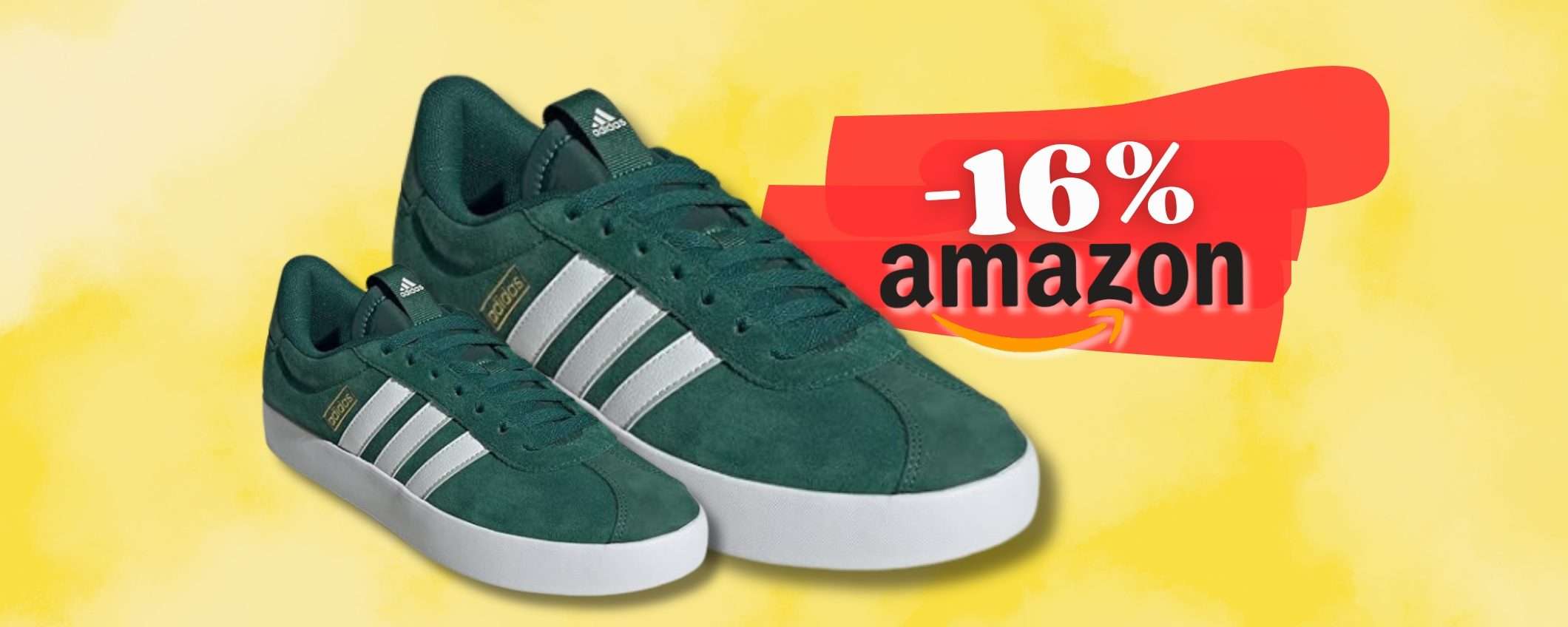 Adidas VL Court a meno di 50€ su Amazon per un paio di scarpe STILOSE Adidas VL Court a meno di 50€ su Amazon per un paio di scarpe STILOSE