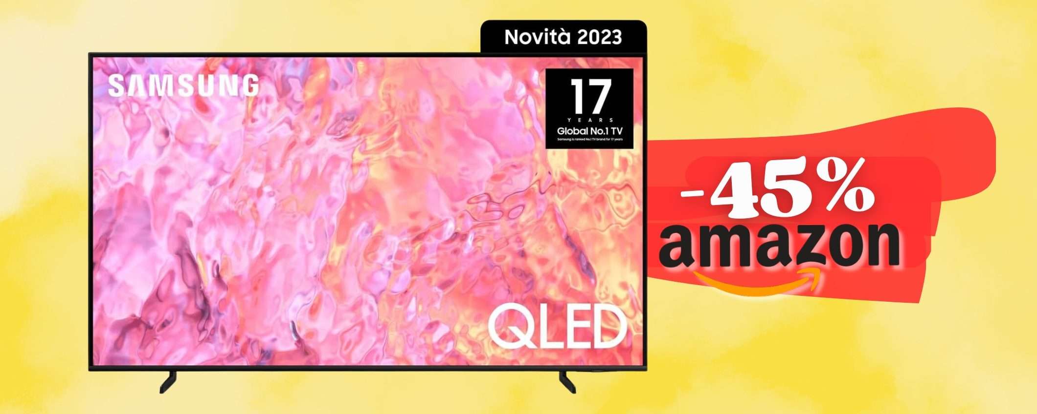 FOLLIA per la Smart TV QLED 43 Samsung a risoluzione 4K (sconto 45%)