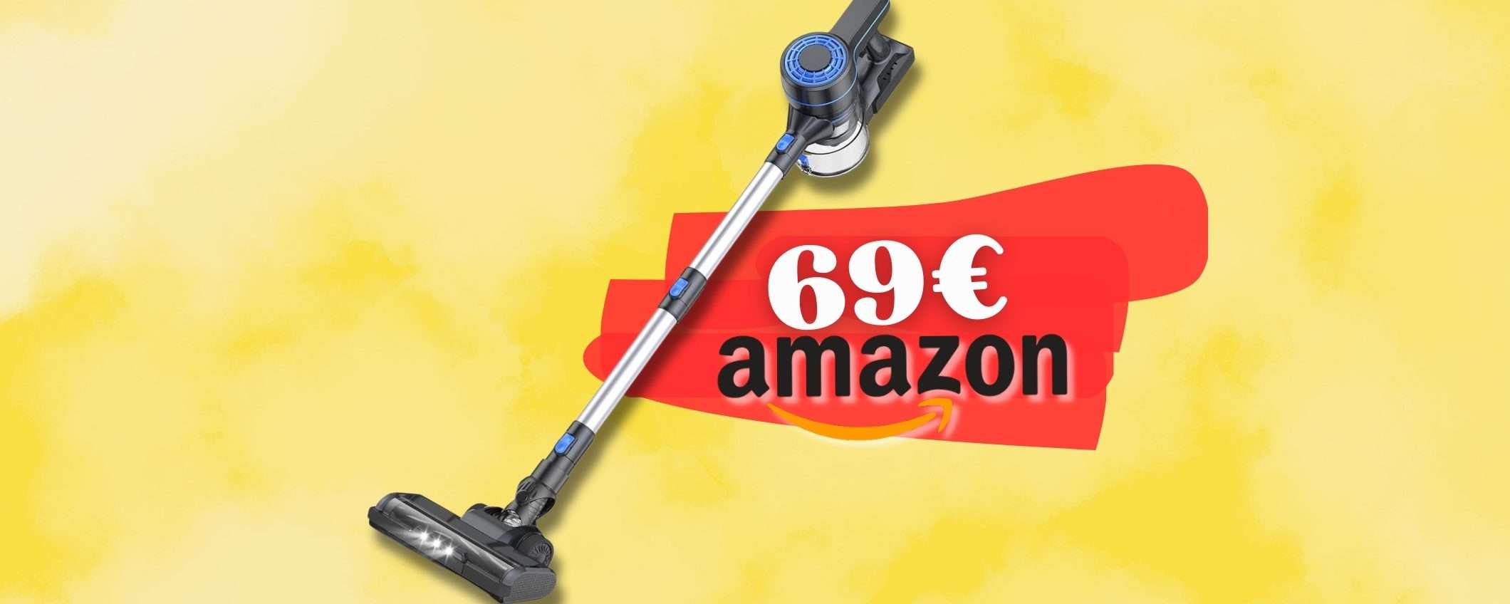 Aspirapolvere senza fili CICLONICO 6 in 1 a soli 69€ e batteria rimovibile Aspirapolvere senza fili CICLONICO 6 in 1 a soli 69€ e batteria rimovibile
