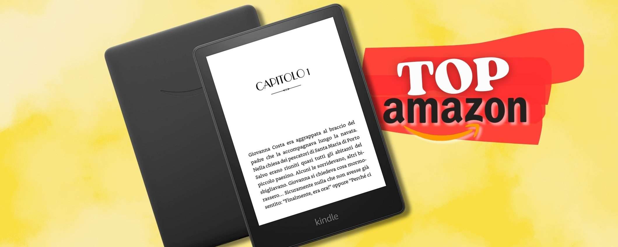 Kindle Paperwhite (16GB) per leggere OVUNQUE a peso piuma (sconto)