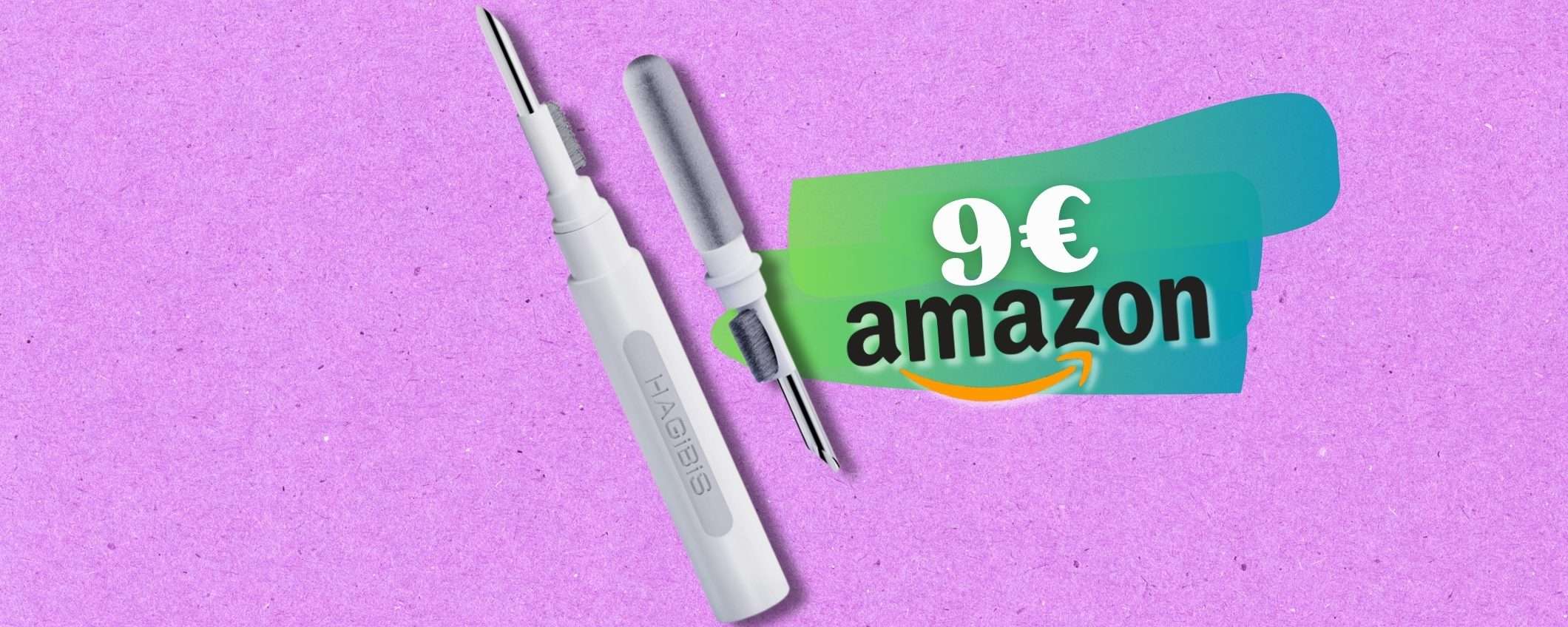 Auricolari e AirPods come nuovi con gadget 3 in 1 a 9€ su Amazon