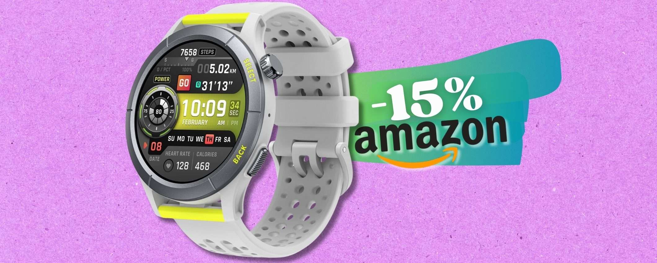 Amazfit Cheetah Runner vero assistente con mappe OFFLINE e Alexa (-15%)