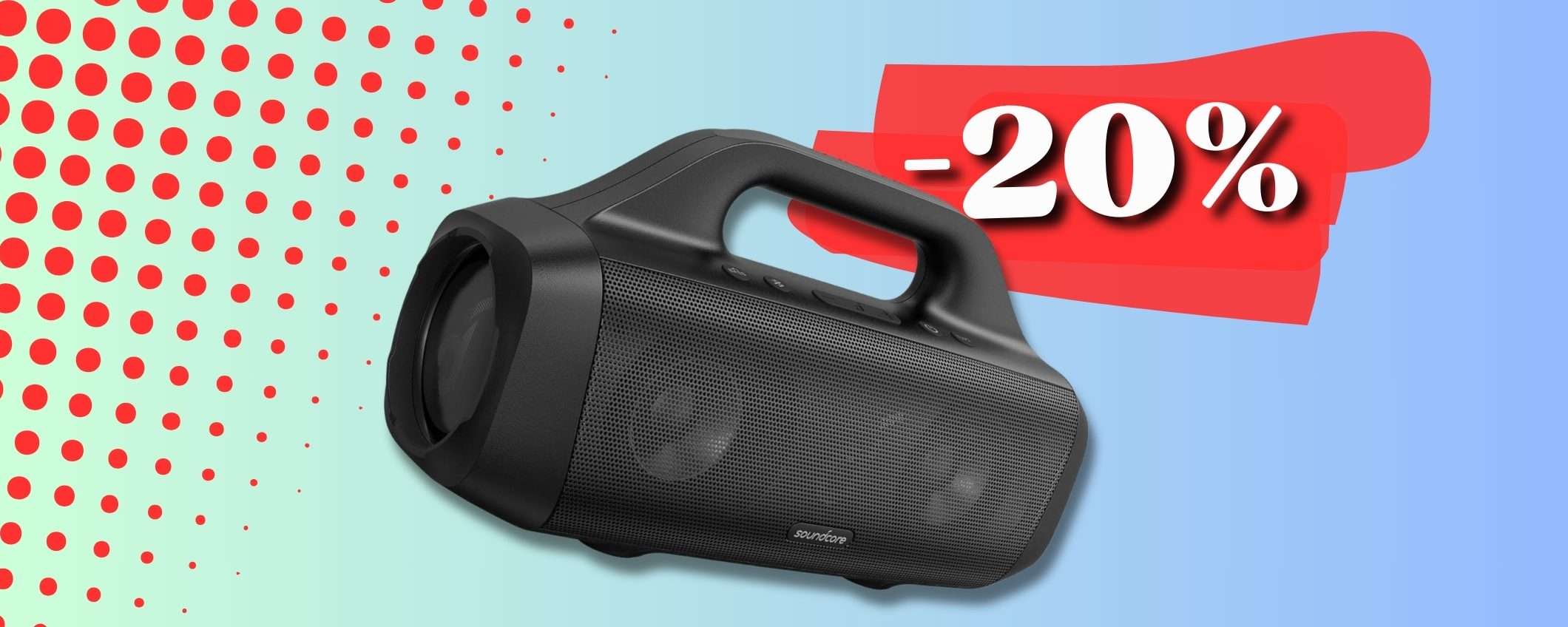 Soundcore dall’animo VINTAGE: cassa Bluetooth POTENTE e portatile (24h) Soundcore dall’animo VINTAGE: cassa Bluetooth POTENTE e portatile (24h)