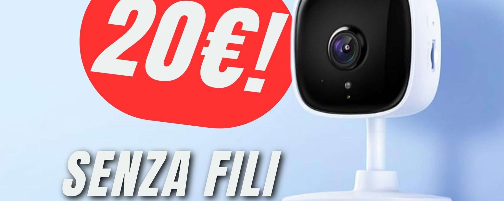 Paga questa Telecamera di Sorveglianza Senza Fili solo 20€!