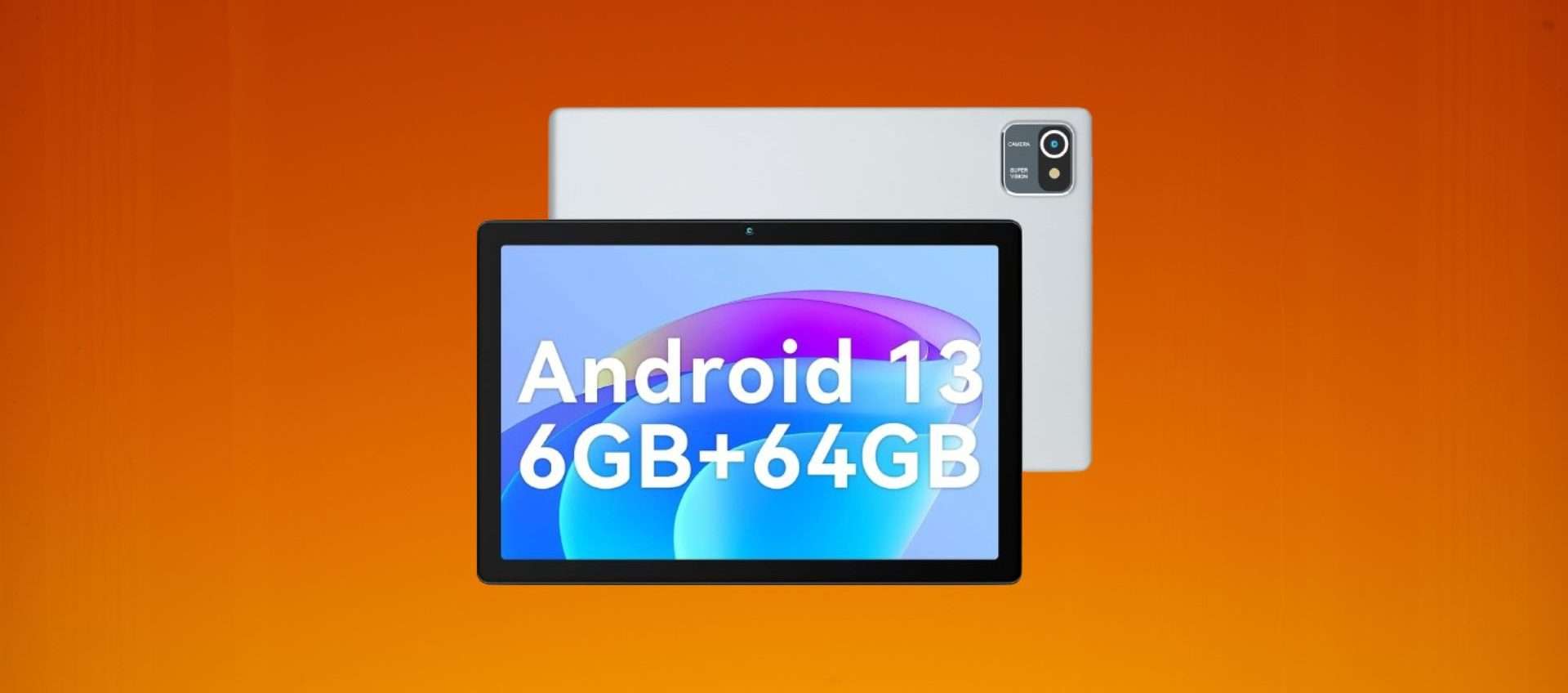 Questo tablet con Android 13 è regalato: su Amazon a meno di 67€ (-50%)