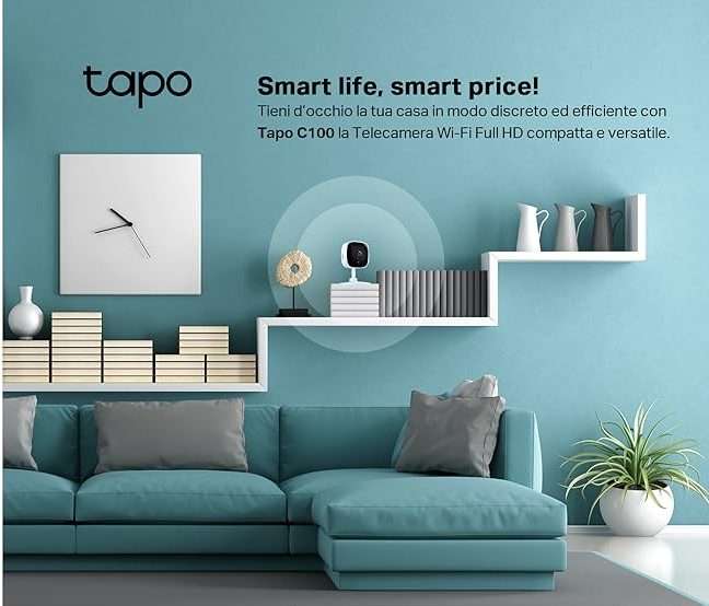 Telecamera di sicurezza Tapo C100 in offerta: tua a 20,99€ Telecamera di sicurezza Tapo C100 in offerta: tua a 20,99€