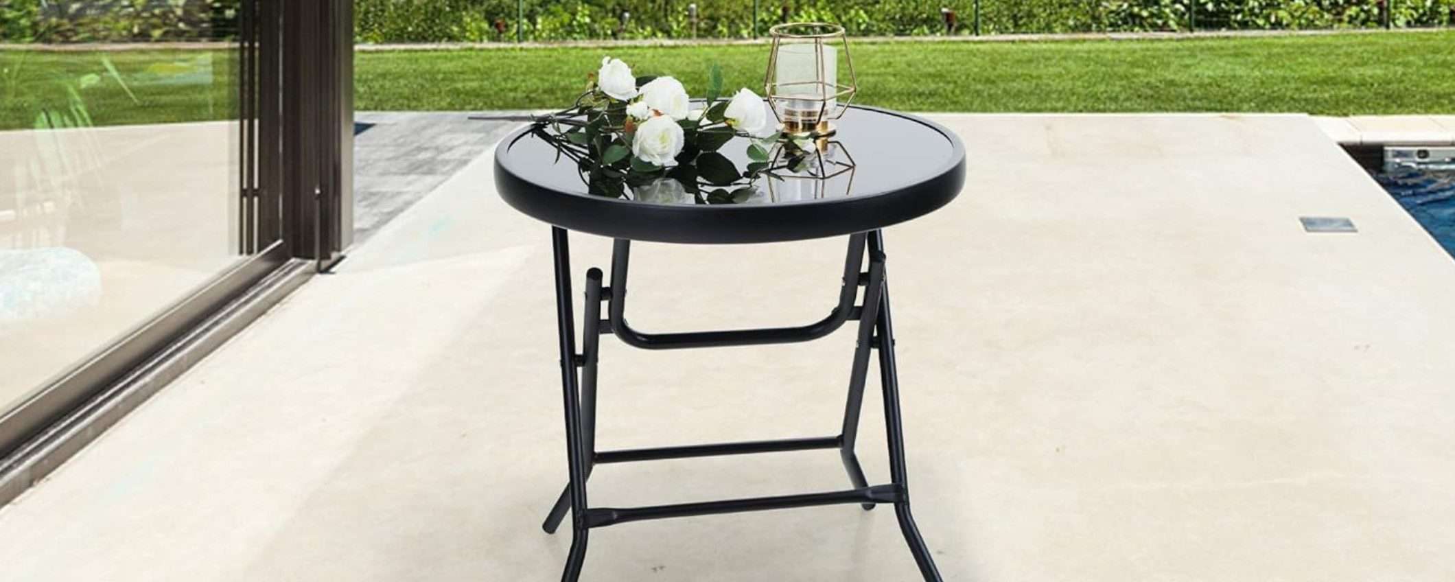 Questo tavolino pieghevole è perfetto per balcone o terrazza: ed è in SCONTO Questo tavolino pieghevole è perfetto per balcone o terrazza: ed è in SCONTO