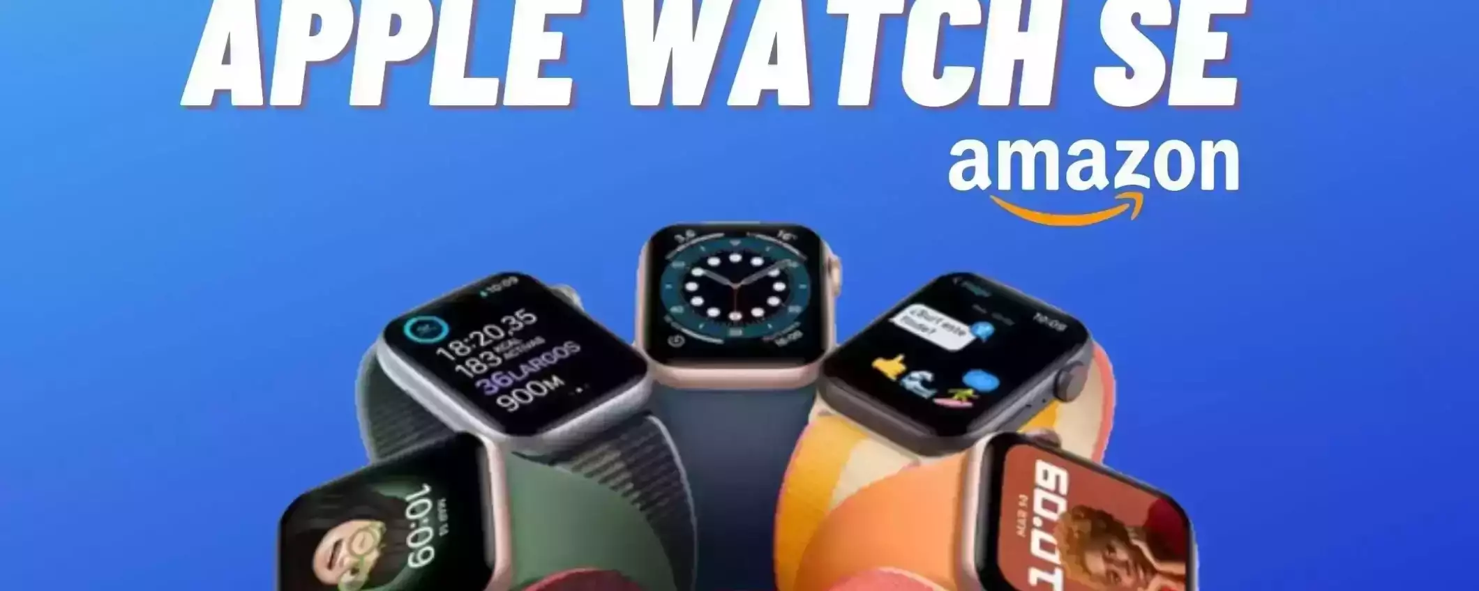 Apple Watch SE (2023) da 44 mm a soli 259€ su Amazon