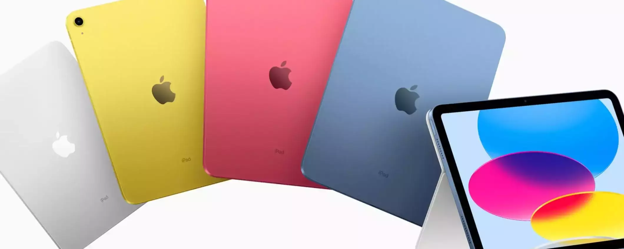 iPad (2022): Argento, Azzurro, Giallo o Rosa il prezzo è di soli 399€