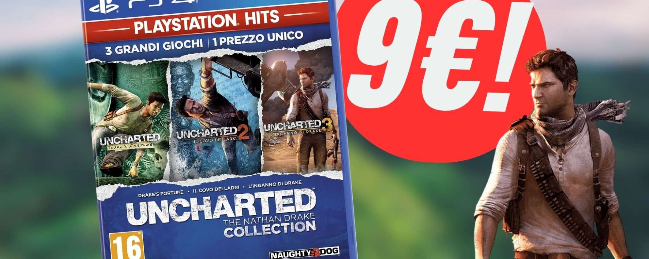 La Uncharted Collection per PS4 ti farà giocare la trilogia per soli 9€! La Uncharted Collection per PS4 ti farà giocare la trilogia per soli 9€!