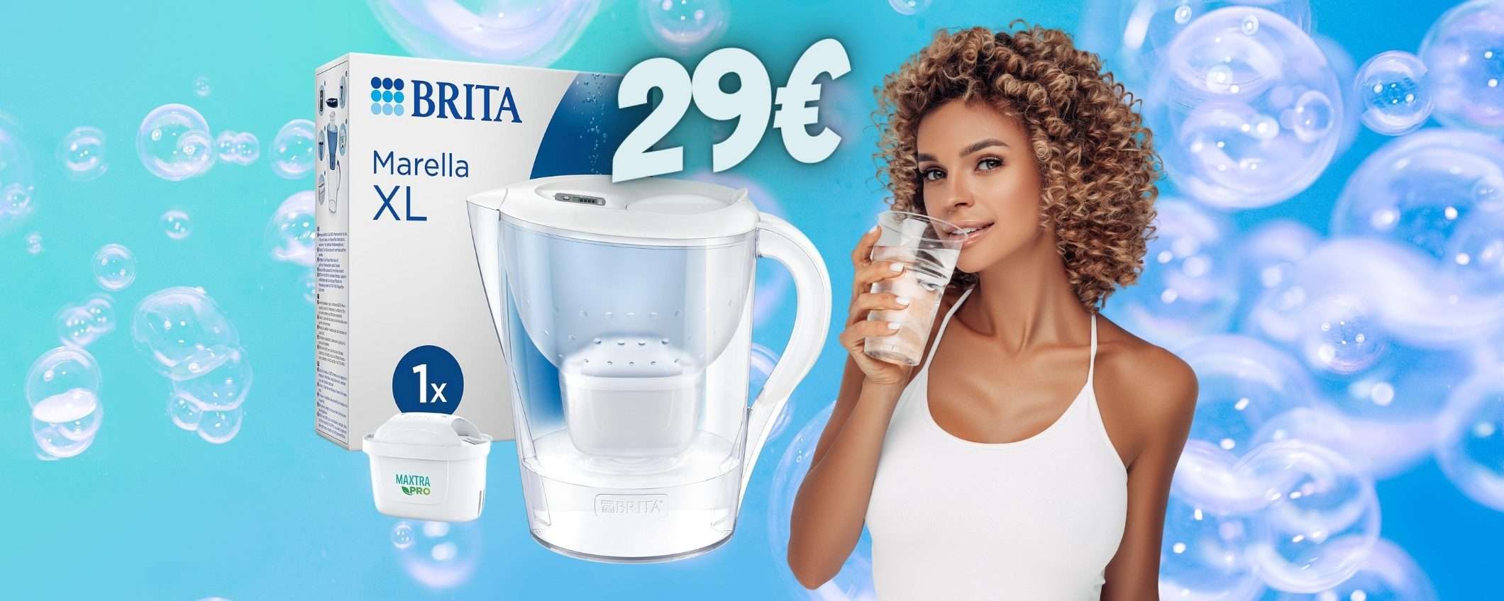 L'acqua buona a COSTO ZERO con la caraffa filtrante BRITA (solo 29€) L'acqua buona a COSTO ZERO con la caraffa filtrante BRITA (solo 29€)