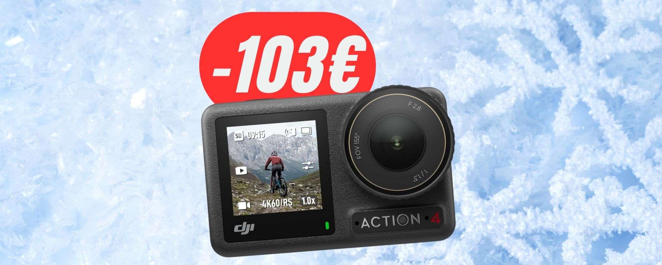 103€ di SCONTO per questa action-cam DJI!