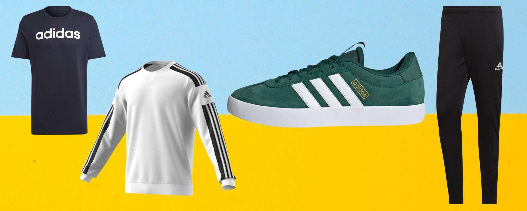 Adidas da 10€ su Amazon: RINNOVO MAGAZZINO di primavera (fino a -58%)