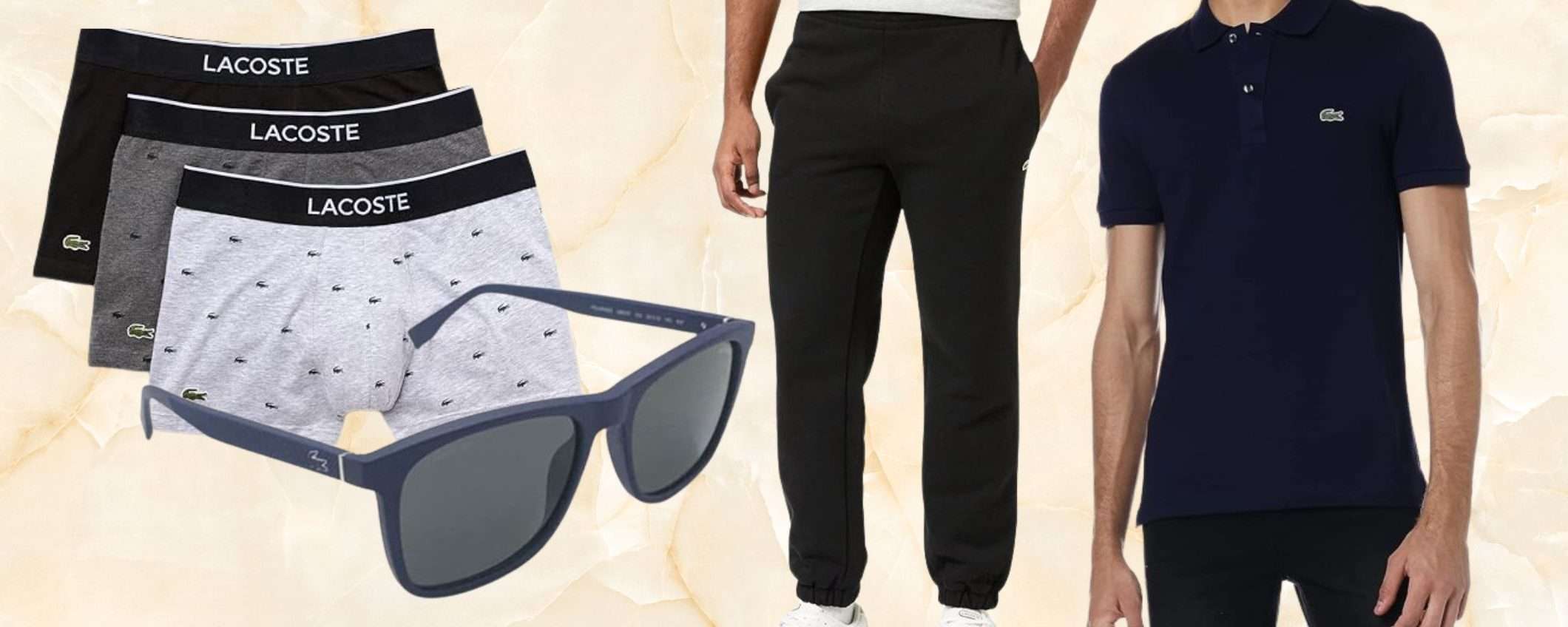 Lacoste a partire da 28€: SVENDITA SPUDORATA su Amazon (sconti fino al 62%)