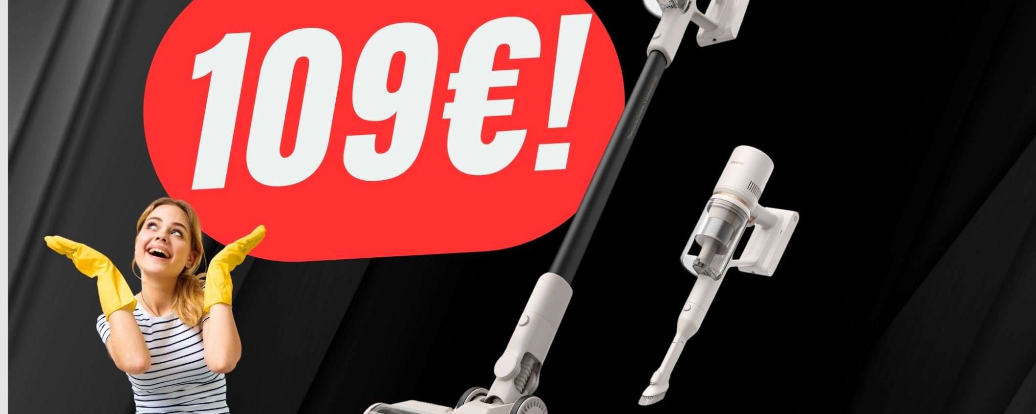 L'Aspirapolvere Elettrico DEFINITIVO costa 109€ grazie al COUPON L'Aspirapolvere Elettrico DEFINITIVO costa 109€ grazie al COUPON