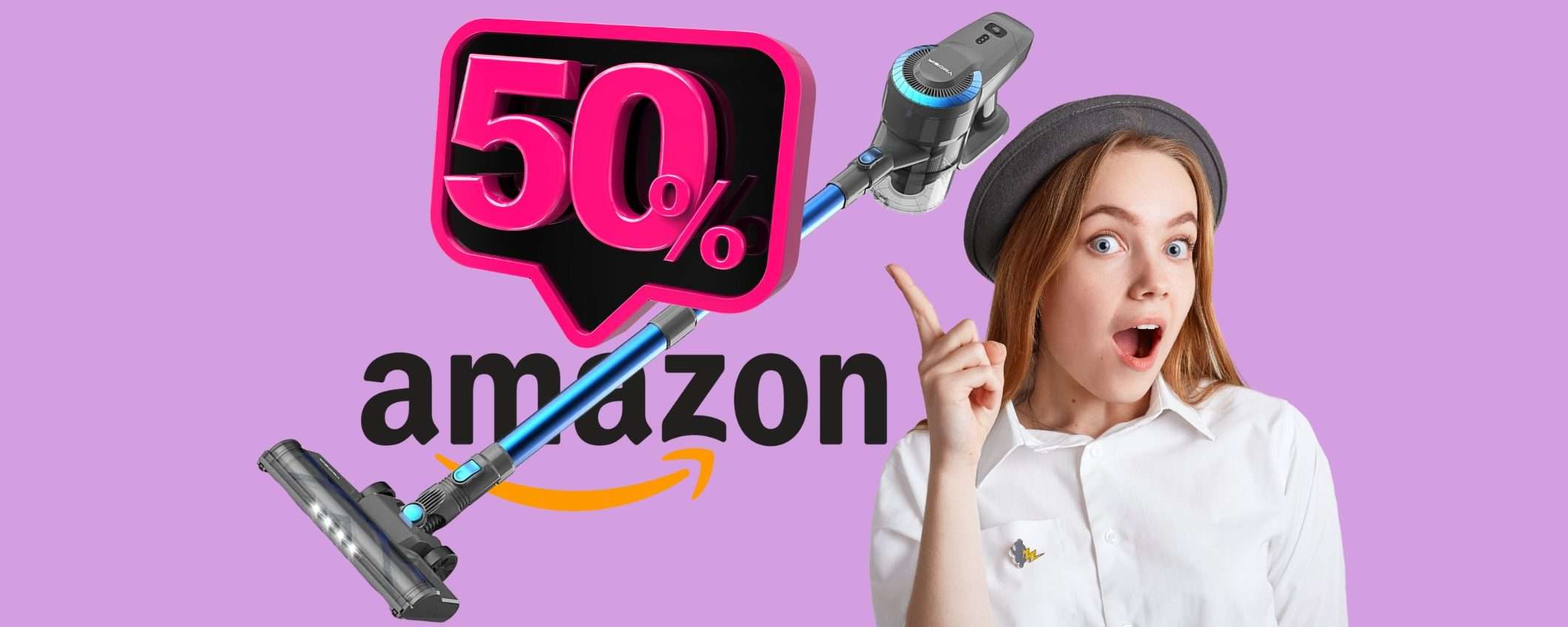 Aspirapolvere senza fili con accessori a PREZZO RIDICOLO (-50%)