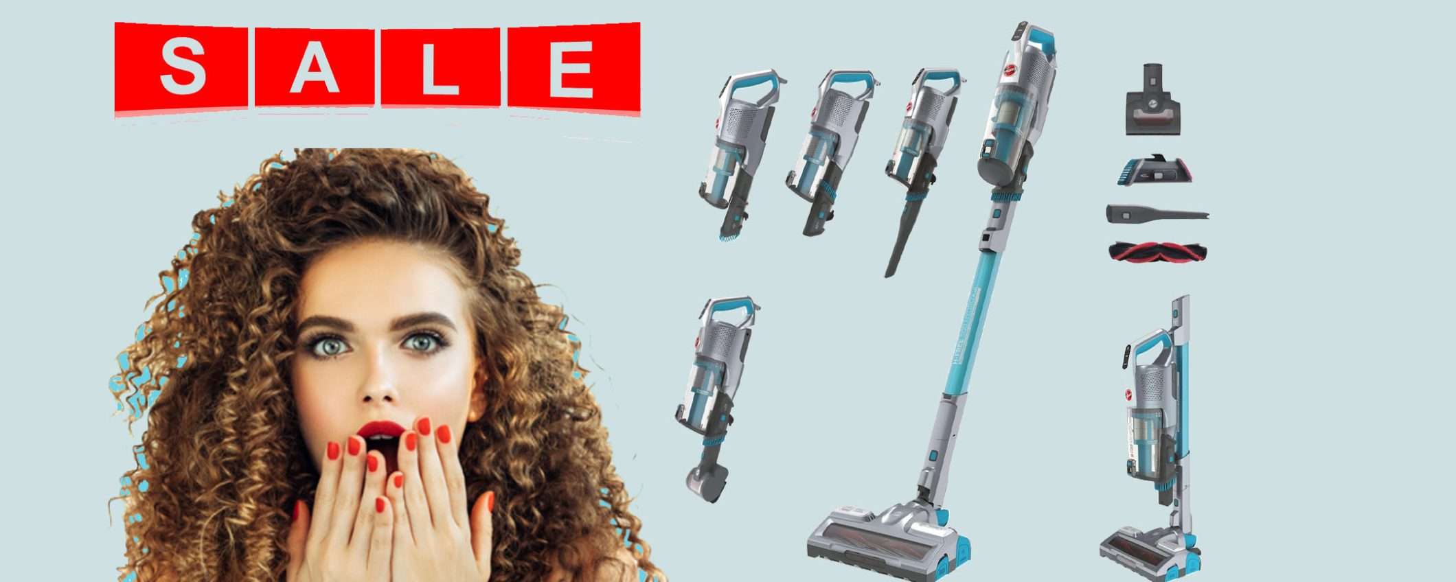 Aspirapolvere senza fili multifunzione Hoover in sconto BOMBA, a 159€ Aspirapolvere senza fili multifunzione Hoover in sconto BOMBA, a 159€