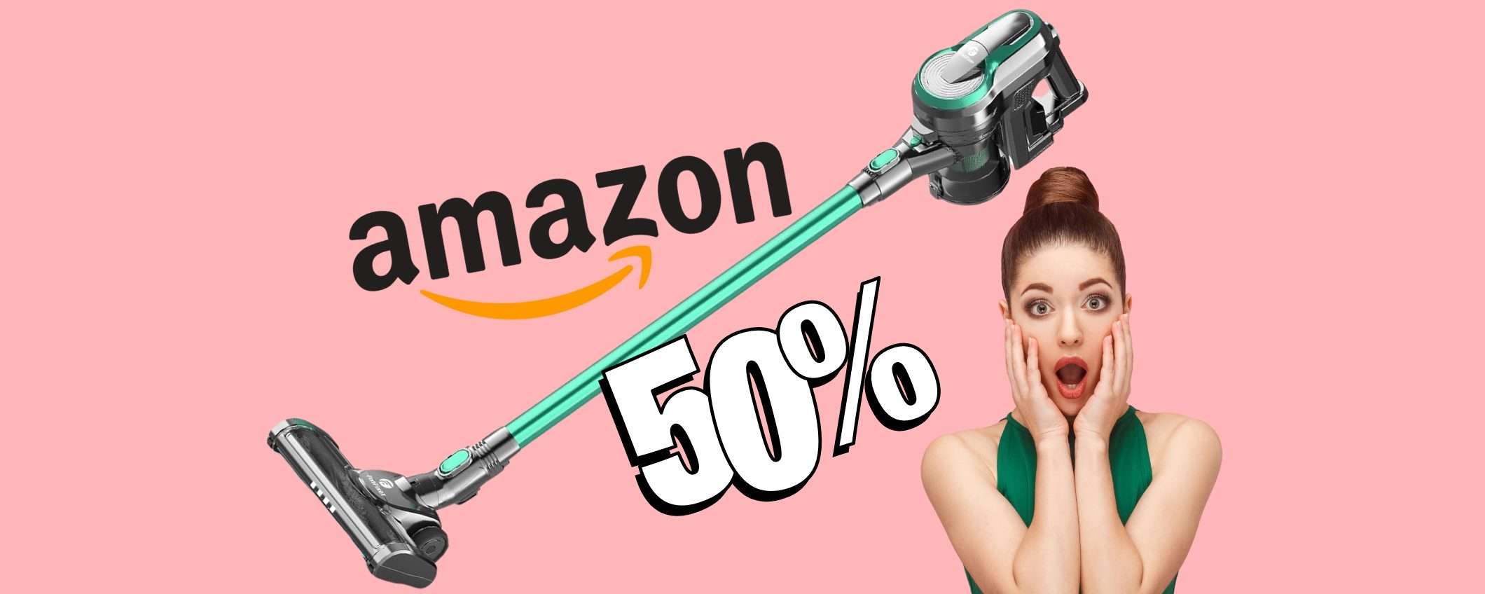 Aspirapolvere senza fili PAZZESCO a PREZZO DIMEZZATO su Amazon Aspirapolvere senza fili PAZZESCO a PREZZO DIMEZZATO su Amazon