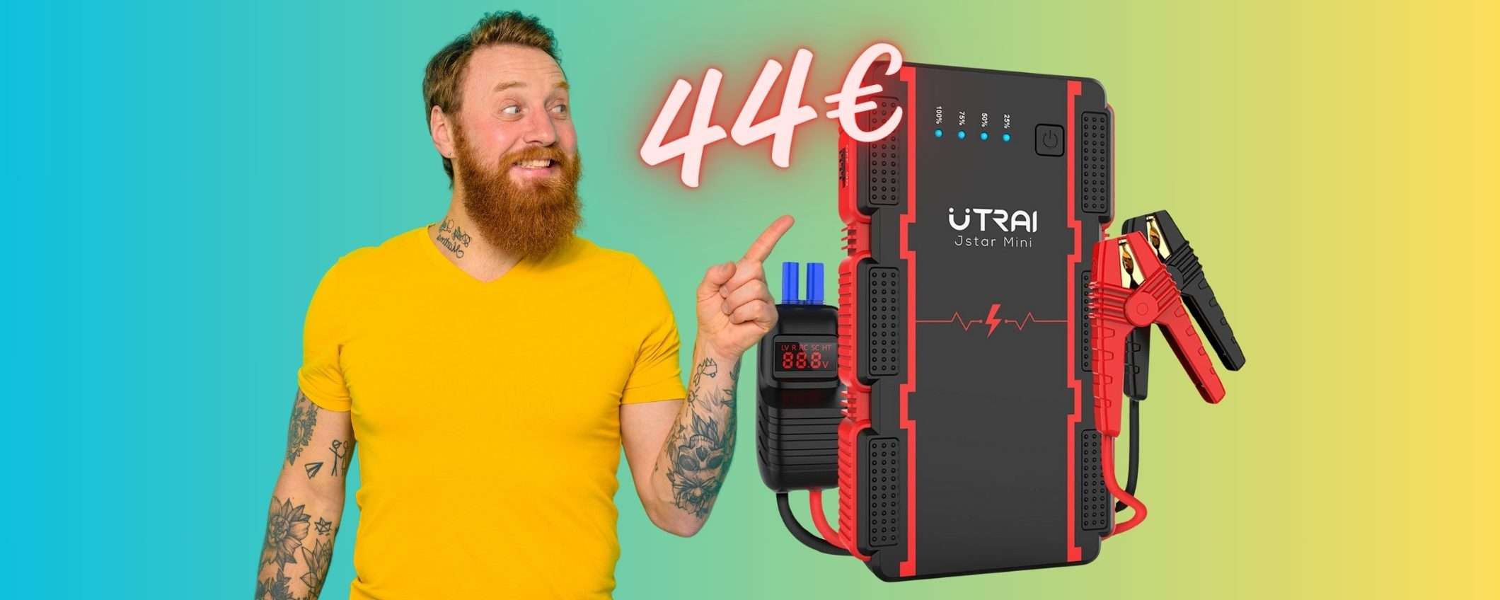 Booster per avviare la batteria dell'auto in SCONTO DOPPIO (44€) Booster per avviare la batteria dell'auto in SCONTO DOPPIO (44€)