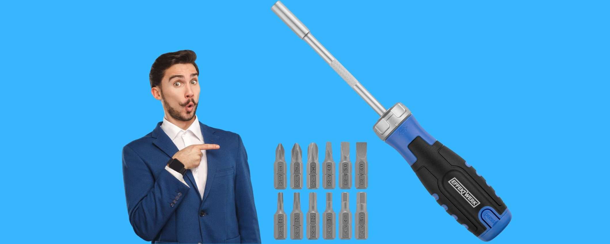 Dimentica tutti gli altri cacciaviti, questo è l'unico di cui avrai bisogno a soli 7,99€ Dimentica tutti gli altri cacciaviti, questo è l'unico di cui avrai bisogno a soli 7,99€