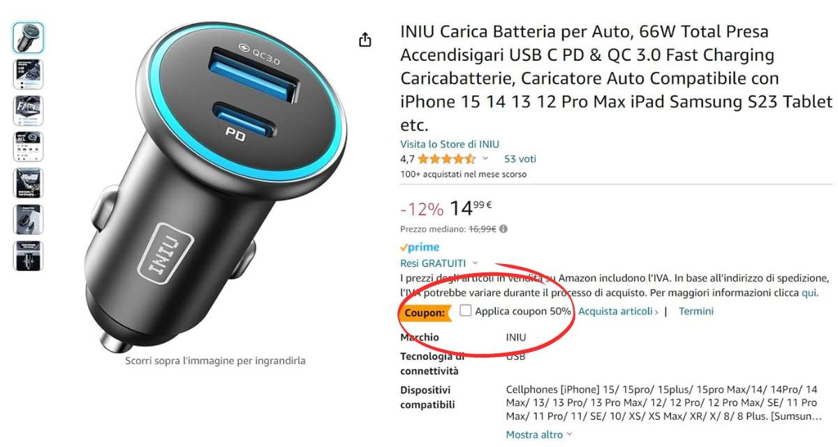 caricabatteria-accendisigari-auto-66w-doppia-uscita-soli-7e-coupon