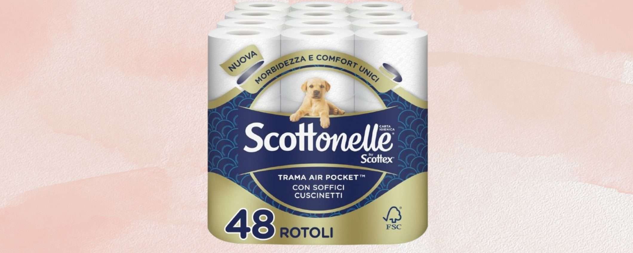 Scottonelle soffice e trapuntata: MAXI SCORTA 48 rotoli a prezzo SHOCK (22€) Scottonelle soffice e trapuntata: MAXI SCORTA 48 rotoli a prezzo SHOCK (22€)