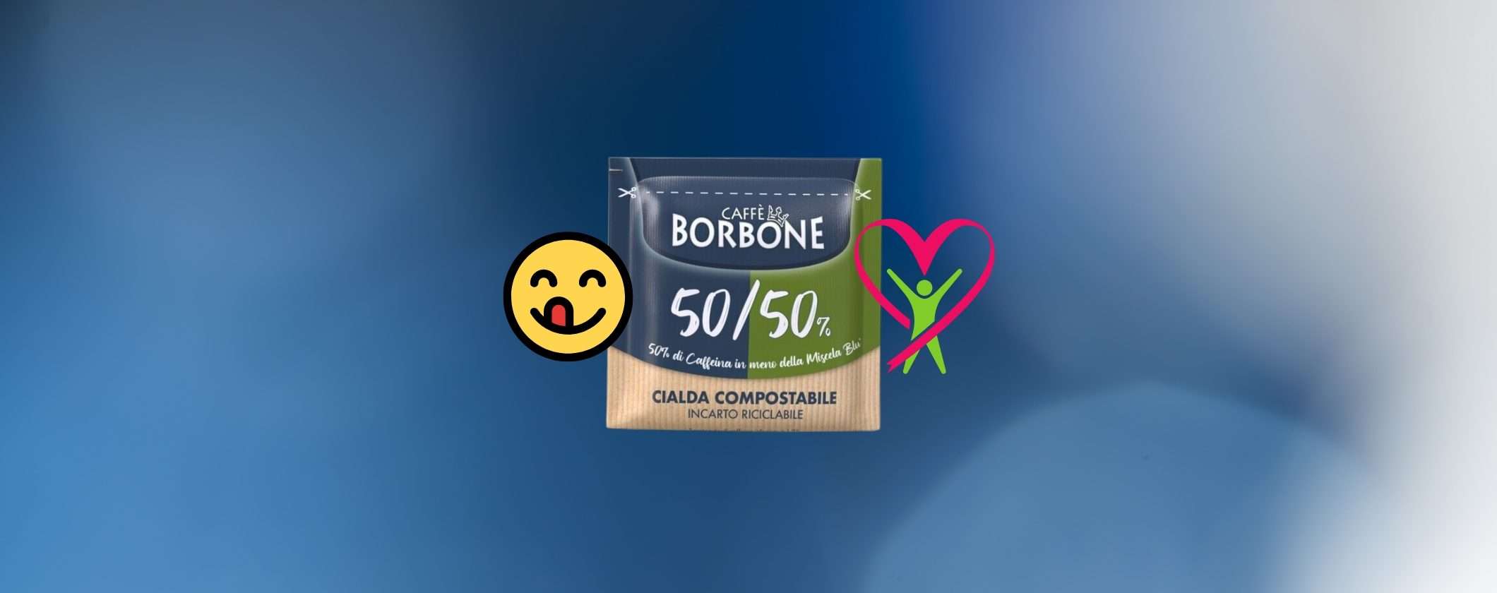 Cialde Caffè Borbone Light: 50% di caffeina in meno, 100% di gusto in più Cialde Caffè Borbone Light: 50% di caffeina in meno, 100% di gusto in più
