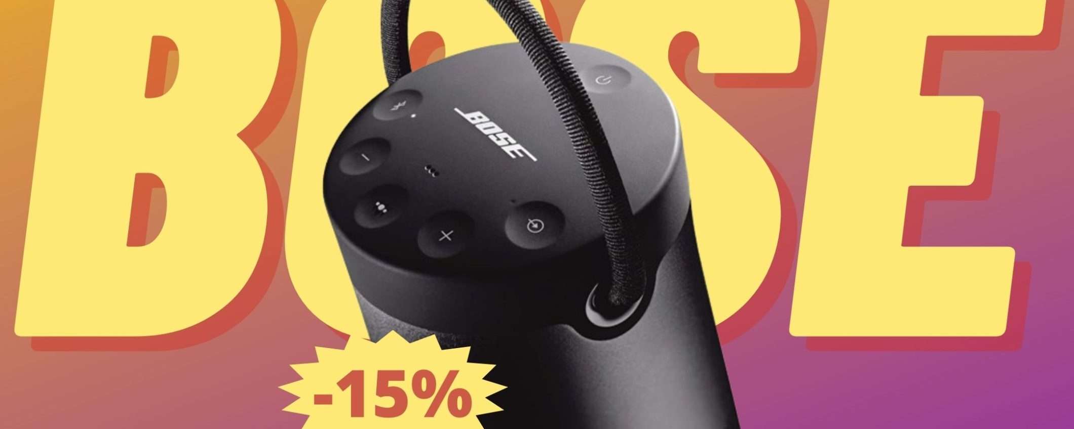 Bose SoundLink Revolve+ II: sconto SPECIALE del 15% Bose SoundLink Revolve+ II: sconto SPECIALE del 15%