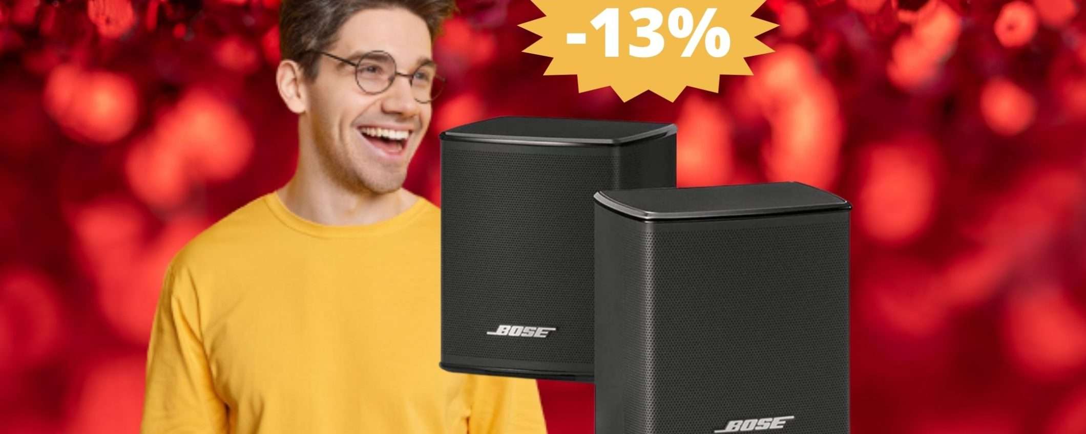 Bose Surround Speakers: sconto ESCLUSIVO del 13% su Amazon