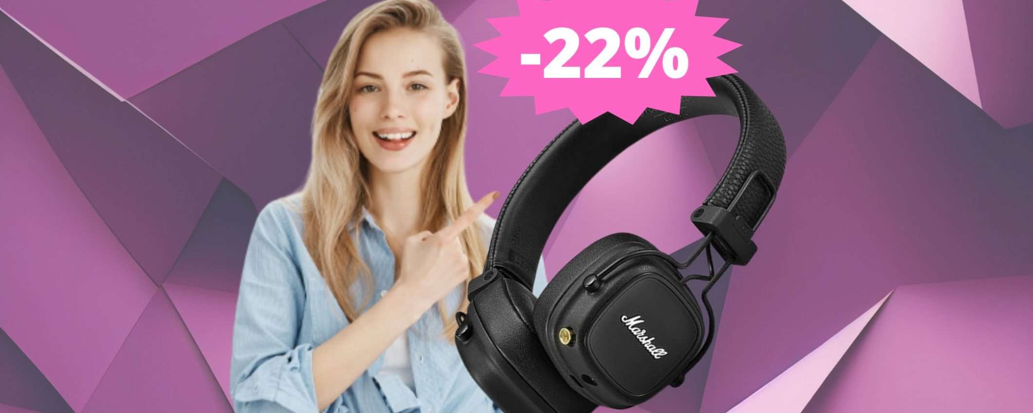 Cuffie Marshall Major IV: semplicemente IRRESISTIBILI (-22%) Cuffie Marshall Major IV: semplicemente IRRESISTIBILI (-22%)
