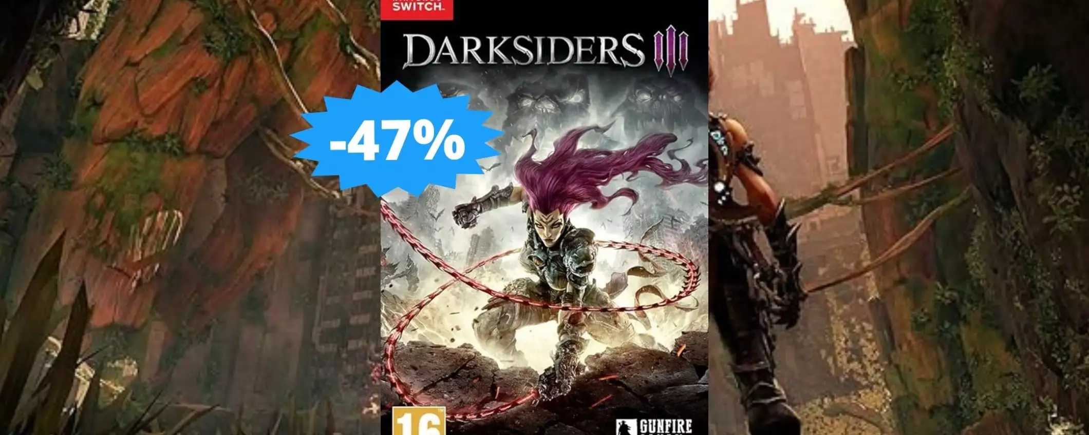 Darksiders III per Switch: sconto EPICO del 47% su Amazon