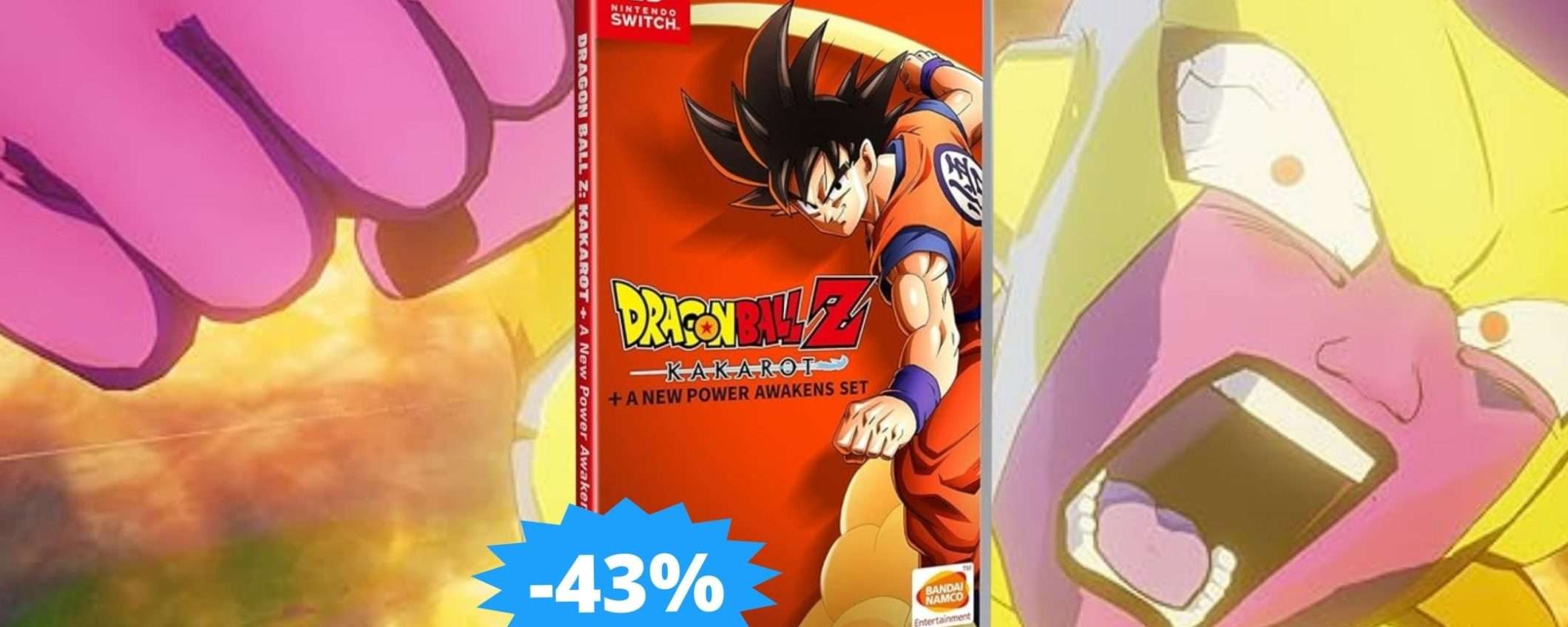 Dragon Ball Z Kakarot per Switch: sconto IMBATTIBILE del 43% Dragon Ball Z Kakarot per Switch: sconto IMBATTIBILE del 43%