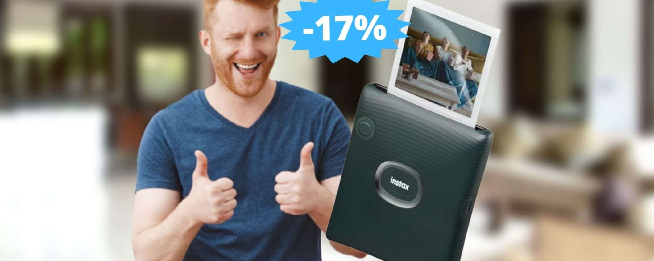Fujifilm Instax SQUARE: sconto SPECIALE del 17% su Amazon Fujifilm Instax SQUARE: sconto SPECIALE del 17% su Amazon