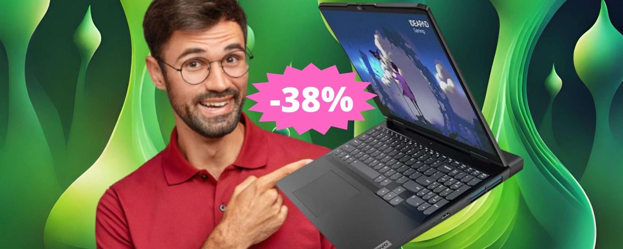 Lenovo IdeaPad Gaming 3: sconto FOLLE di OLTRE 600 euro Lenovo IdeaPad Gaming 3: sconto FOLLE di OLTRE 600 euro