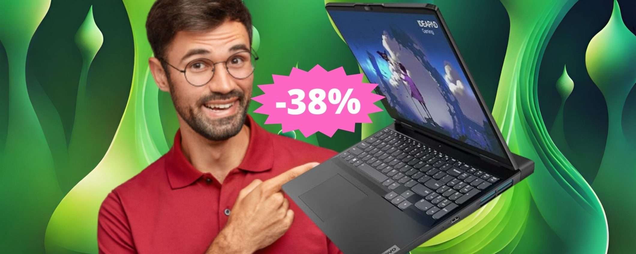 Lenovo IdeaPad Gaming 3: sconto FOLLE di OLTRE 600 euro