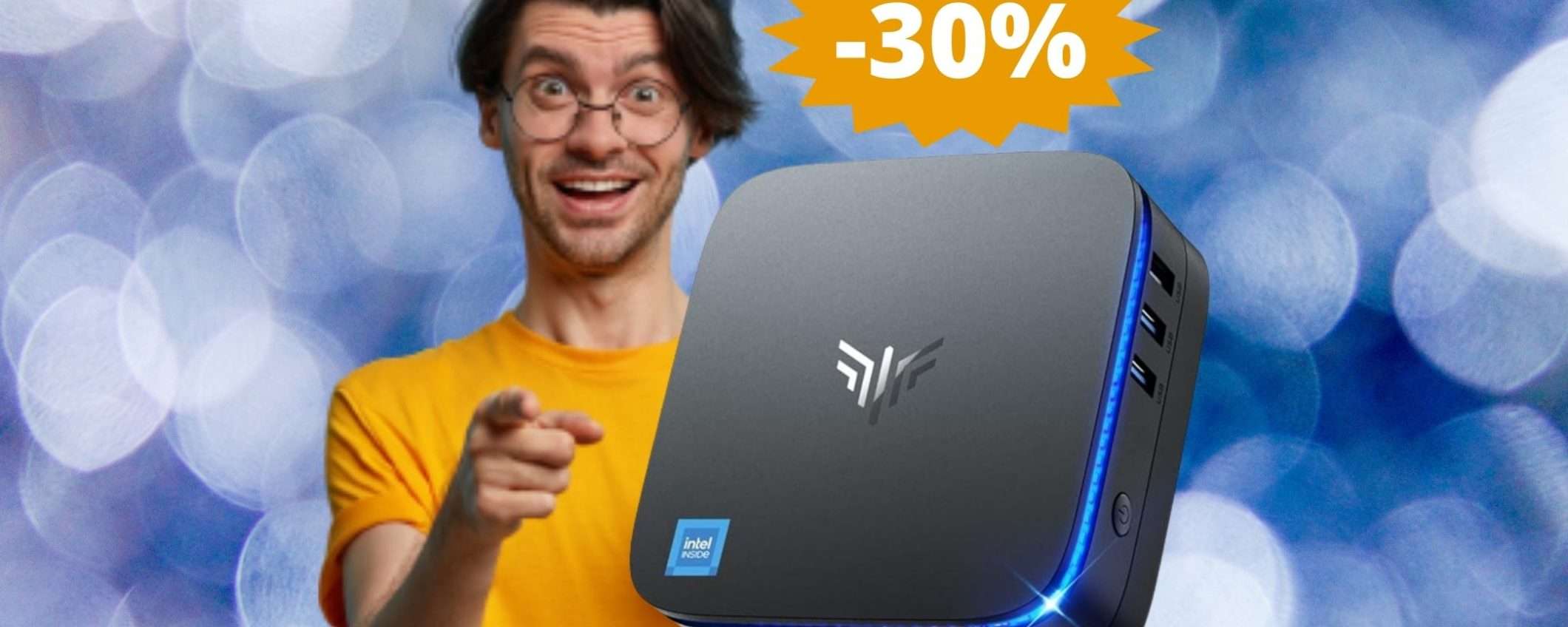 Mini PC NiPoGi: il più venduto in MEGA sconto del 30% Mini PC NiPoGi: il più venduto in MEGA sconto del 30%