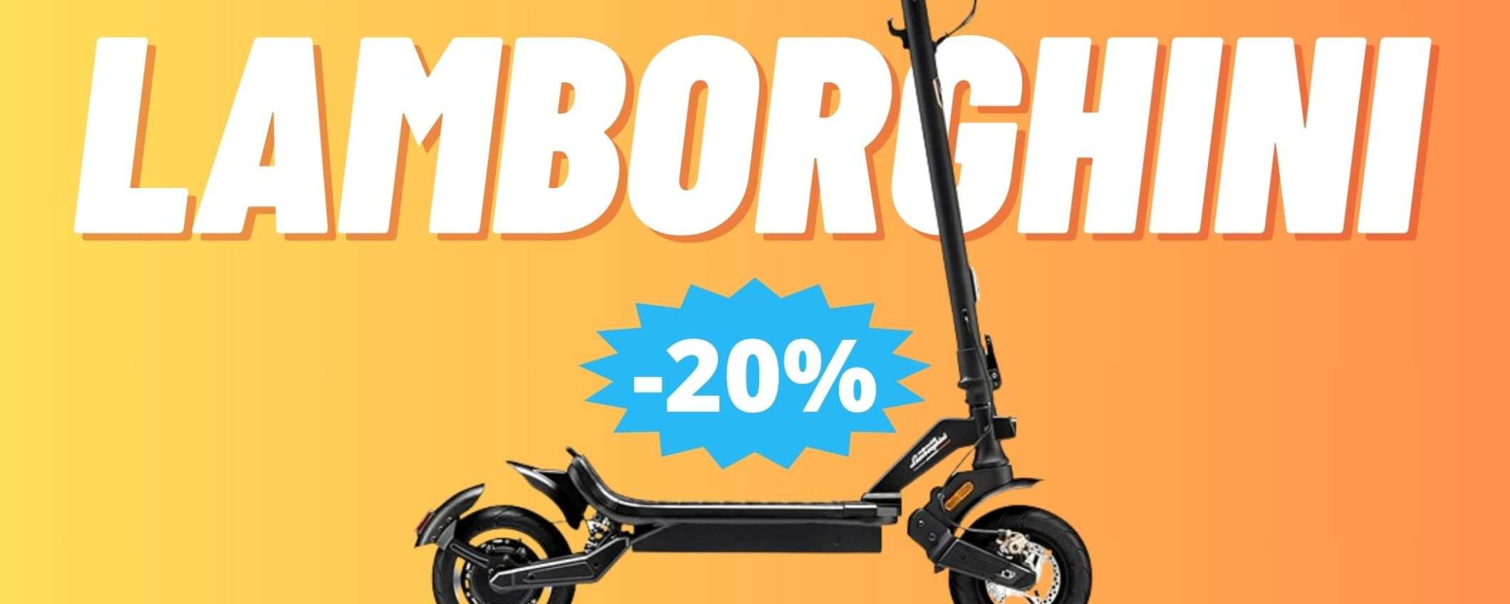 Monopattino Lamborghini Alext: OLTRE 250 euro di sconto Monopattino Lamborghini Alext: OLTRE 250 euro di sconto