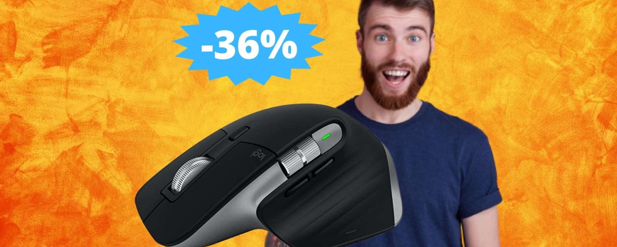 Mouse Logitech MX Master 3S: produttività senza LIMITI (-36%)