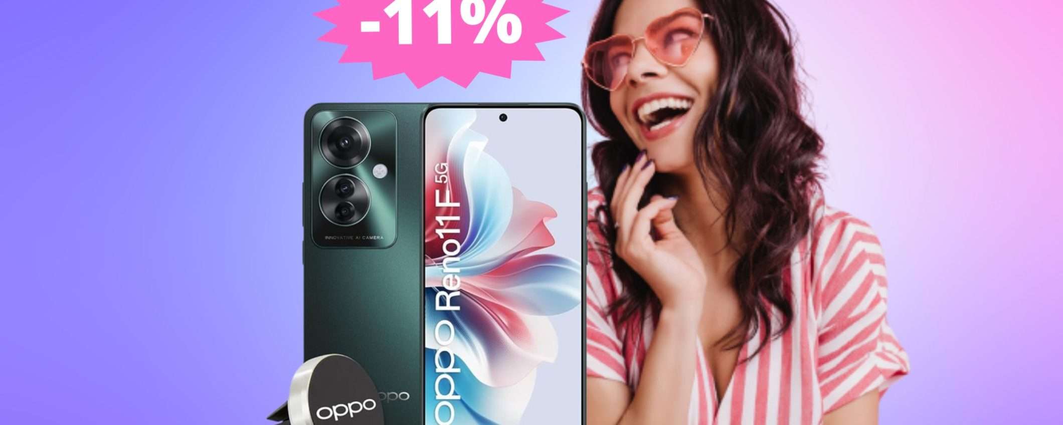 OPPO Reno11 F: elegante, moderno e in SUPER sconto OPPO Reno11 F: elegante, moderno e in SUPER sconto