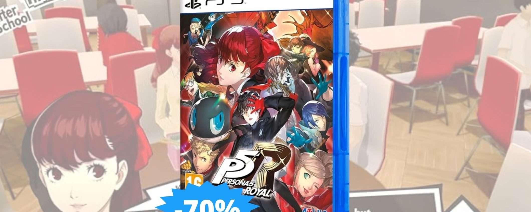 Persona 5 Royal per PS5: CROLLO del prezzo su Amazon (-70%)