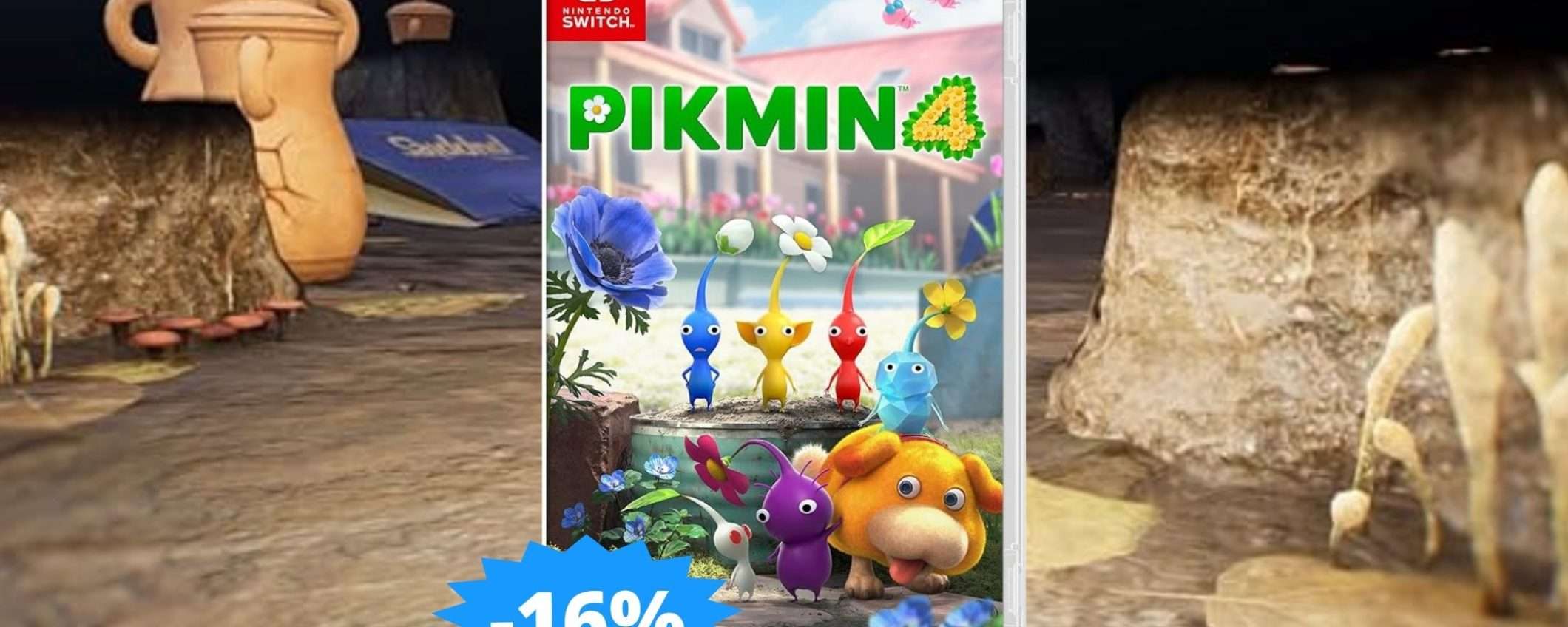 Pikmin 4 per Nintendo Switch: sconto ESCLUSIVO su Amazon