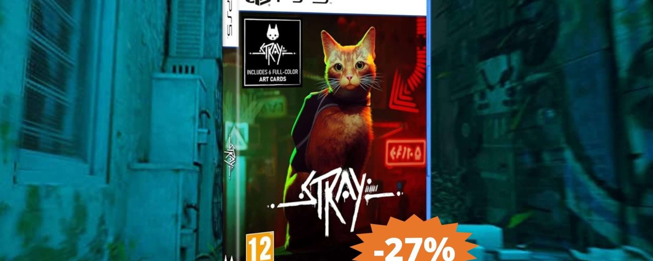 STRAY per PS5: un'avventura felina da non perdere (-27%)