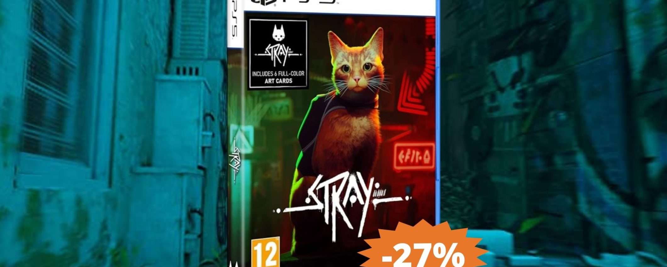 STRAY per PS5: un'avventura felina da non perdere (-27%) STRAY per PS5: un'avventura felina da non perdere (-27%)