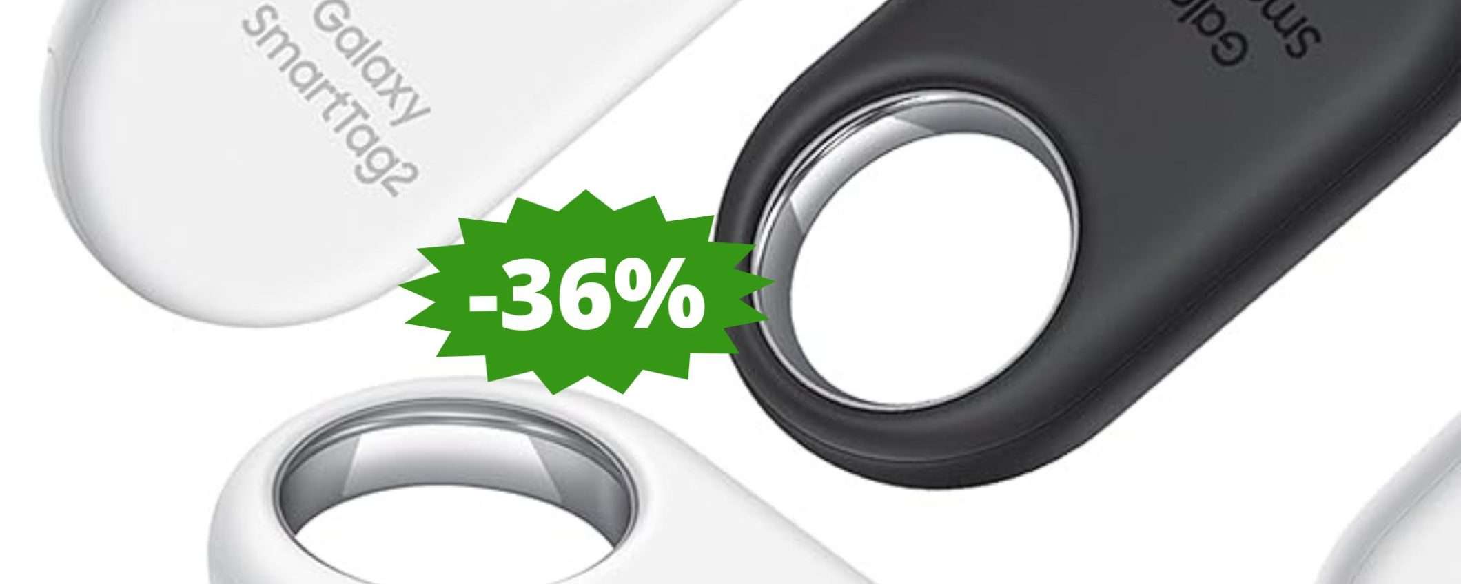 Samsung Galaxy SmartTag2: MEGA sconto del 36% su Amazon Samsung Galaxy SmartTag2: MEGA sconto del 36% su Amazon