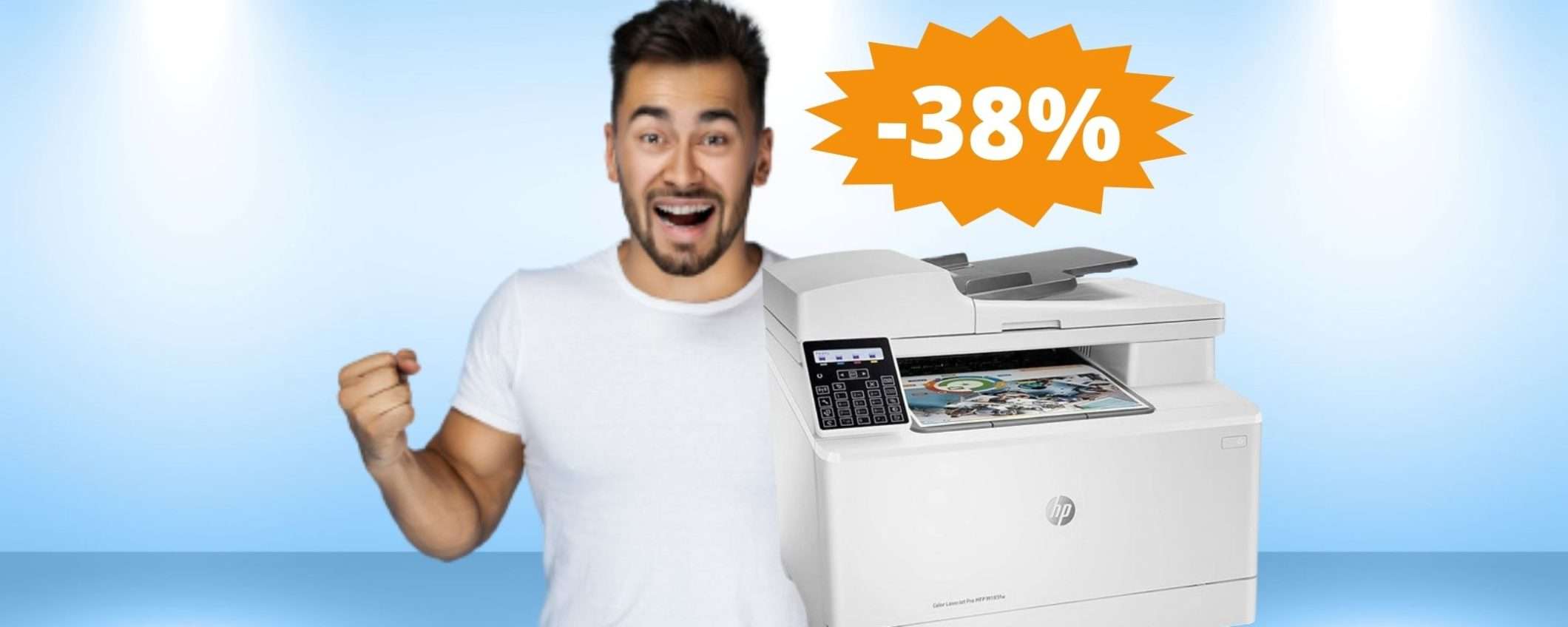 Stampante HP Color LaserJet Pro: un AFFARE su Amazon (-38%) Stampante HP Color LaserJet Pro: un AFFARE su Amazon (-38%)