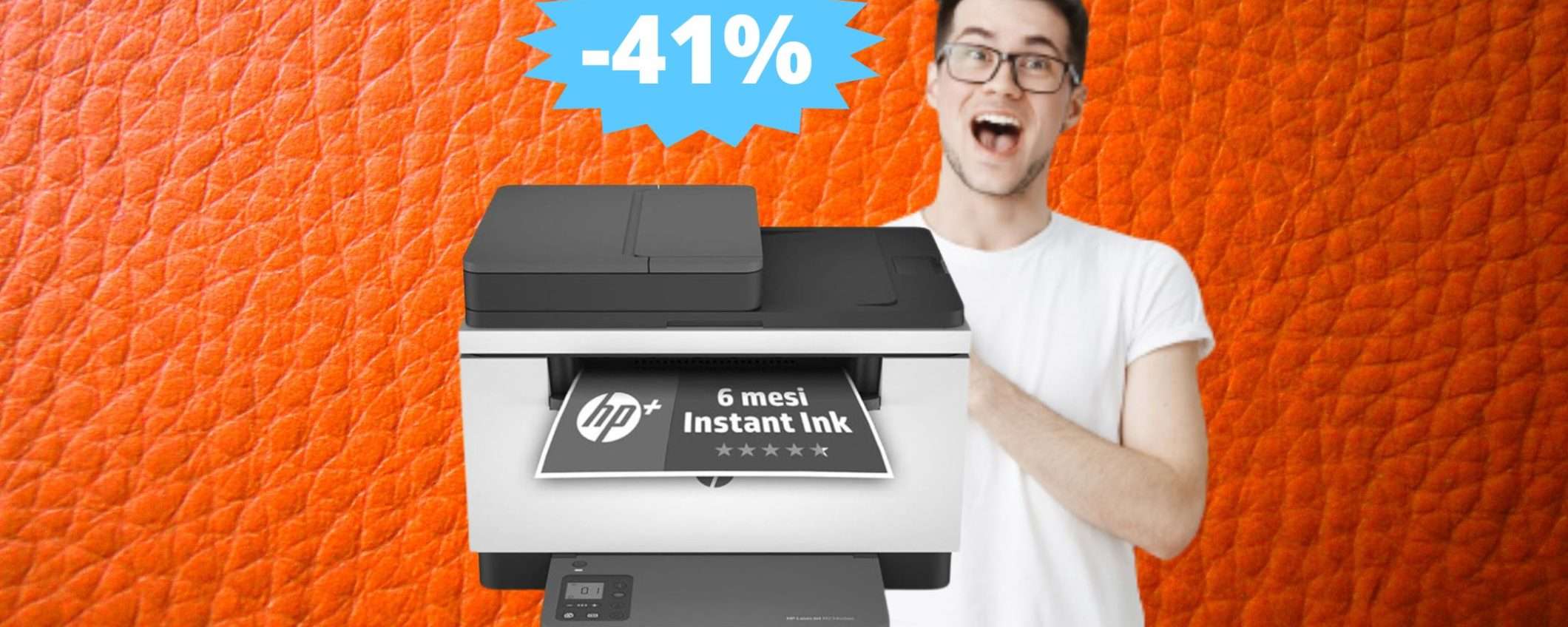 Stampante HP LaserJet M234: sconto FOLLE del 41% su Amazon