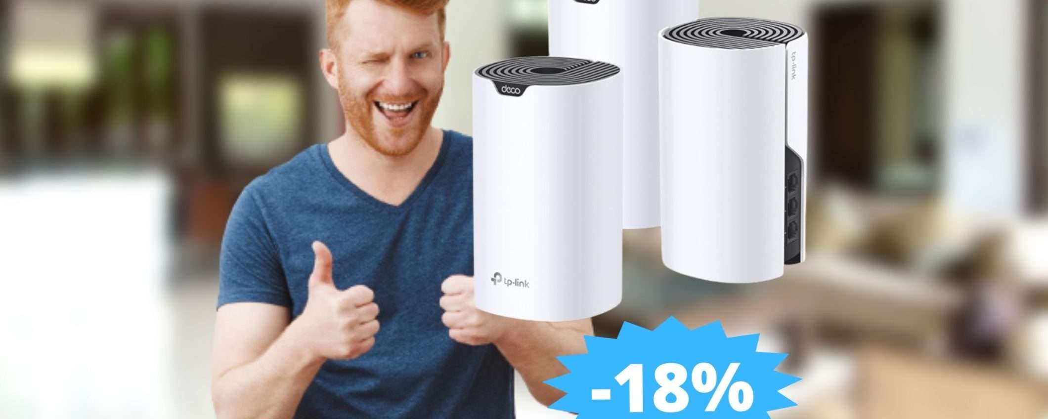 Sistema mesh TP-Link Deco: SUPER sconto del 18% su Amazon Sistema mesh TP-Link Deco: SUPER sconto del 18% su Amazon