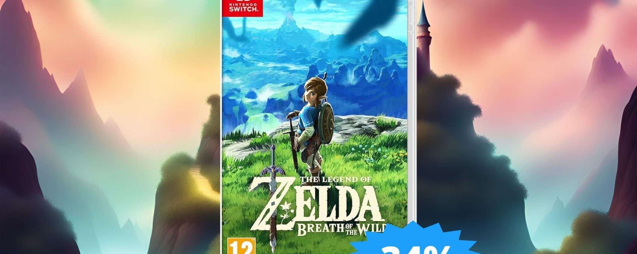 The Legend of Zelda Breath of the Wild: MEGA sconto del 34% The Legend of Zelda Breath of the Wild: MEGA sconto del 34%