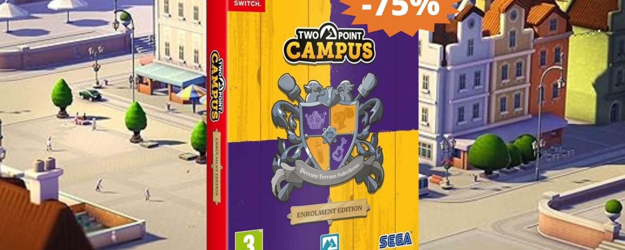 Two Point Campus Nintendo Switch: sconto FOLLE del 75% Two Point Campus Nintendo Switch: sconto FOLLE del 75%