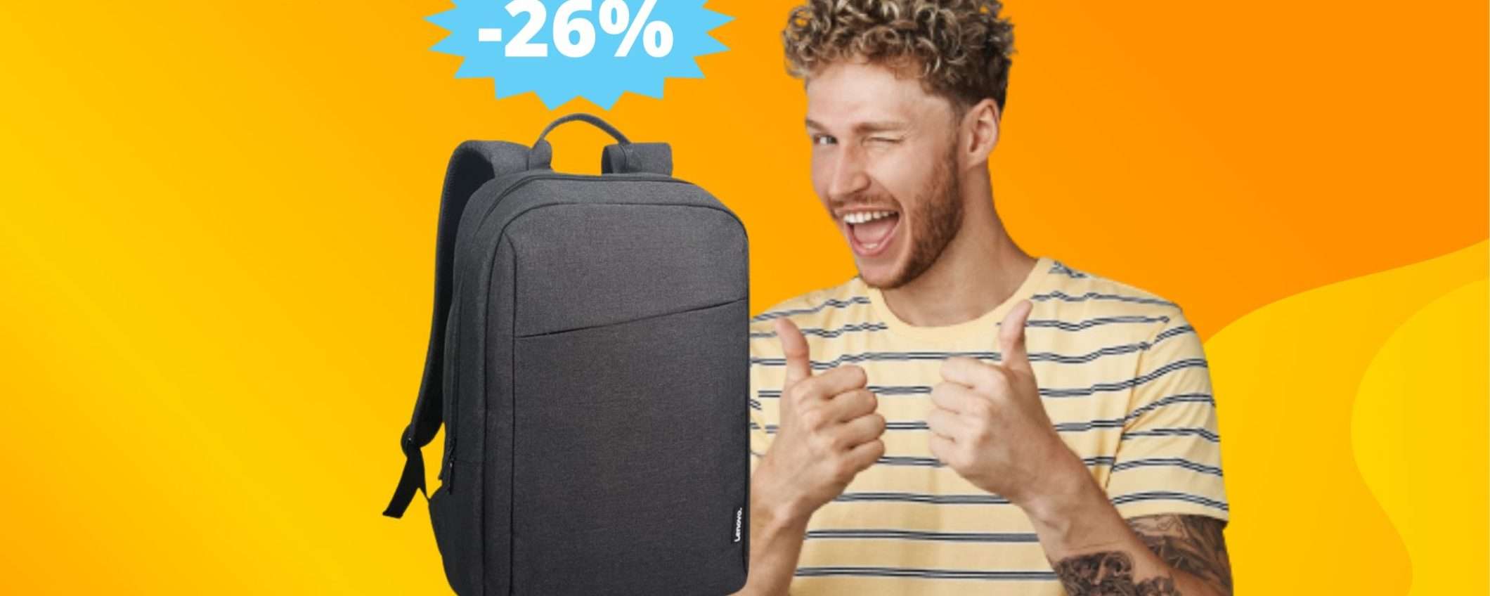 Zaino per laptop Lenovo: un'OCCASIONE da prendere al volo (-26%) Zaino per laptop Lenovo: un'OCCASIONE da prendere al volo (-26%)